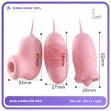 Trứng rung đa năng MizzZee 3 đầu