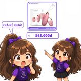 Trứng rung LiLo Cá Voi Remote