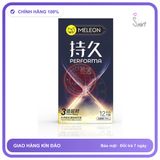 Bao cao su Meleon Performa 3 Times Ultra Thin hộp 12 chiếc