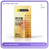 Bao cao su Meleon Performa Lasting Plus 3 Times hộp 12 cái