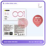Bao cao su Meleon HA 001 Ice Fire siêu mỏng gel nóng lạnh hộp 10 cái