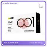Bao cao su Meleon HA 001 Grain siêu mỏng có hạt nổi hộp 10 cái