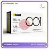 Bao cao su Meleon HA 001 Grain siêu mỏng có hạt nổi hộp 10 cái