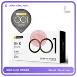 Bao cao su Meleon HA 001 Grain siêu mỏng có hạt nổi hộp 10 cái