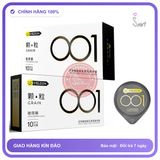 Bao cao su Meleon HA 001 Grain siêu mỏng có hạt nổi hộp 10 cái