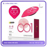 Bao cao su Meleon HA 001 Climax siêu mỏng tăng khoái cảm hộp 10 cái