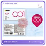 Bao cao su Meleon HA 001 Climax siêu mỏng tăng khoái cảm hộp 10 cái