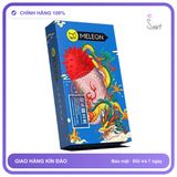 Bao cao su Meleon Dragon T-Rex Xanh Dương đầu gai khủng hộp 2 cái