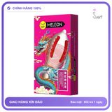 Bao cao su Meleon Dragon Water Hồng 2 gân gai dọc hộp 2 cái