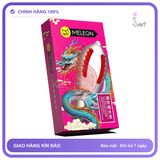 Bao cao su Meleon Dragon Water Hồng 2 gân gai dọc hộp 2 cái
