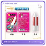 Bao cao su Meleon Dragon Water Hồng 2 gân gai dọc hộp 2 cái
