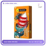 Bao cao su Meleon Dragon Whirlwind Cam râu gai 3 vòng hộp 2 cái