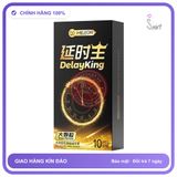 Bao cao su Meleon Delay King Large Particle kéo dài thời gian hộp 10 cái