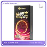 Bao cao su Meleon Delay King Black Honor kéo dài thời gian hộp 10 cái