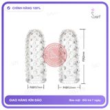 Bao cao su đôn dên ngón tay Aichao 2s chính hãng hàng nhập khẩu