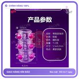 Bao cao su Đôn Khúc Silicone có bi tăng kích thước chính hãng hàng nhập khẩu