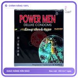 Bao cao su Powermen Cá Ngựa hộp 3 chiếc kéo dài thời gian chính hãng