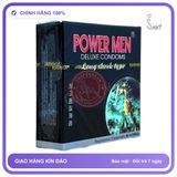 Bao cao su Powermen Cá Ngựa hộp 3 chiếc kéo dài thời gian chính hãng