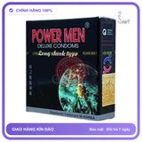 Bao cao su Powermen Cá Ngựa hộp 3 chiếc kéo dài thời gian chính hãng