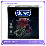 Bao cao su Durex Performa hộp 3 chiếc kéo dài thời gian chính hãng