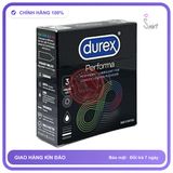 Bao cao su Durex Performa hộp 3 chiếc kéo dài thời gian chính hãng