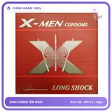 Bao cao su X-men Long Shock hộp 1 chiếc kéo dài thời gian chính hãng