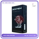 Bao cao su Rocmen Long Shock 4in1 hộp 12 chiếc kéo dài thời gian chính hãng hàng nhập khẩu