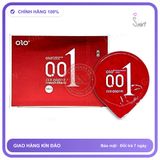 Bao cao su siêu mỏng Olo 0.01 Đỏ hộp 10 chiếc chính hãng hàng nhập khẩu