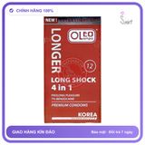 Bao cao su kéo dài thời gian Oleo Lambo 4in1 hộp 12 chiếc chính hãng hàng nhập khẩu