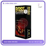 Bao cao su Boss 4in1 Long Shock hộp 12 kéo dài thời gian chính hãng hàng nhập khẩu