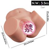 Mông giả silicon nguyên khối 3,5kg tự động rung rên co bóp như thật