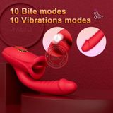Máy massage vùng kín phụ nữ 2in1 Tongue Licking