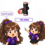 Âm đạo giả 2 đầu Luba rung rên, có tai phone