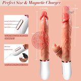 Dương vật giả Wistone Detonate Climax rung nhấp chuyển động đẩy tới và lui liếm sưởi ấm