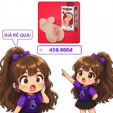 Âm đạo giả cầm tay có vú Crazy Bull Hannah