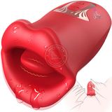 Máy liếm âm đạo hút và mút cực mạnh âm vật 2 trong 1 Tongue-Licked