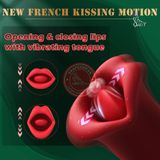 Máy liếm âm đạo hút và mút cực mạnh âm vật 2 trong 1 Tongue-Licked