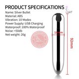 Trứng rung viên đạn inox Happy Dream siêu mạnh, sạc pin