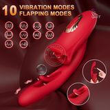 Dương vật giả Tongue Rose đá lưỡi kích thích điểm G