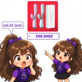 Dương vật có nhánh kích thích điểm G Fox Silver rung 10 chế độ
