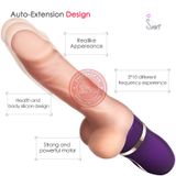 Dương vật giả AURIGA siêu mềm rung nhấp chuyển động đẩy tới và lui toả nhiệt sưởi ấm
