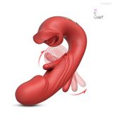 Dương vật giả kèm lưỡi liếm hút và mút cực mạnh âm đạo và hậu môn IVY 3in1