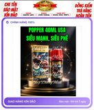 ( Hàng Chính Hãng) Popper Cho Ng Lờn Nặng, Dòng 40ml USA, Cực Mạnh 