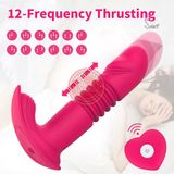 Trứng rung nhấp chuyển động đẩy tới và lui gắn quần lót Stretch 12 chế độ, có điều khiển xa