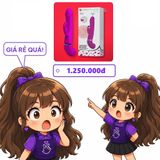 Dương vật giả bắn tinh như thật Pretty Love Henry rung 12 chế độ