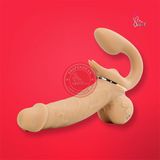 Dương vật giả cho les Yeain Double Enjoy Cannon rung nhấp chuyển động đẩy tới và lui