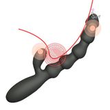 Máy rung kích thích hậu môn 2 nhánh Yunman Threaded