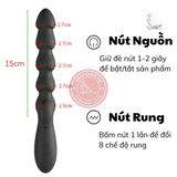 Máy rung kích thích hậu môn 2 nhánh Yunman Threaded