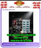 Thuốc tăng cường sinh lý cho nam giới, uống 1 viên trước 40 phút, tác dụng cực nhanh, cương cứng liên tục cả ngày 