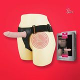 Dương vật giả dây đeo rỗng ruột Baile Ultra Passionate Harness có rung chính hãng